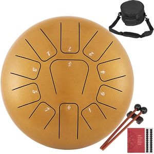 Walter – tambour à <span class=keywords><strong>Percussion</strong></span> en acier de 12 pouces, 11 Notes de qualité, langue, tambour éthéré coloré, réservoir, tambour à main, jouet - Product Image 1