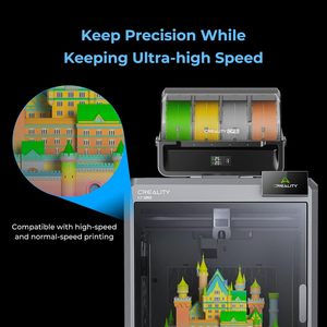 Filamento Creality Hyper PLA 1.75mm Gris 1kg Impresión de Alta Velocidad y Precisión - Product Image 4