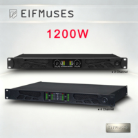 Amplificador Digital Personalizado 56 BG 1U 1200W de 2 y 4 Canales, Sistema de Sonido Estéreo para KTV, Clubes y Fiestas, Amplificador de Potencia de Audio Clase D