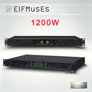 56 BG Customized 1U 1200W Digital Amplifier 2 and 4 Channel KTV Club Party Stereo Sound System Class D Audio Power Amplifier - Product Image 4