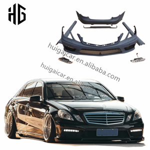 Classe E W212 modèle pare-chocs avant arrière assemblage jupes latérales Kit de carrosserie adapté pour Mercede Bens mise à niveau vers E63AMG Facelift Bodykit - Product Image 4