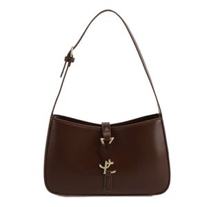 Bolso de Hombro para Mujer, Estilo Moderno, de Piel Sintética, Popular, Combinable con Todo, con Correa Única y Cierre de Solapa - Product Image 5