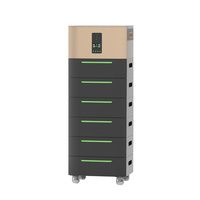 Système de stockage d'énergie domestique empilable 1-5 kWh, station d'alimentation extensible empilable 30 kW 60 kW pour appartement, système de stockage d'énergie UPS
