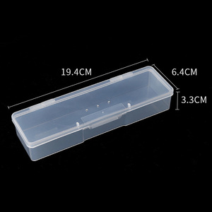 Plastic Storage Container <b>Nail</b> Manicure Tool Organizer Box Charm Salon <b>Nail</b> Art Decoration Holder Display <b>Case</b> Compartment Kit - Product Image 5