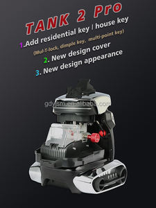 Machine de découpe de clés CNC universelle TANK 2 <span class=keywords><strong>Pro</strong></span> pour serruriers avec support de clés vierges, copie intelligente de métal et fonctionnement via application mobile - Product Image 3