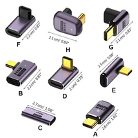 240W Métal USB 4.0 Type C Adaptateur OTG 40Gbps Rapide Transfert De Données Tablette 8K 60Hz HD Vidéo USB-C Convertisseur De Charge