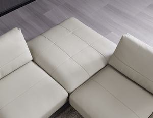 Minimalist isches mehrsitziges Leders ofa Kombination Modernes einfaches Wohnzimmer First Layer Rindsleder sofa - Product Image 4