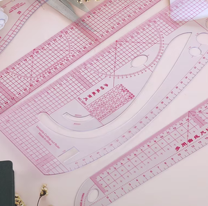 <span class=keywords><strong>MCZ</strong></span>-34 En gros Règle de couture en plastique pour la mesure et la confection de vêtements, règle de courbe d'emmanchure - Product Image 6