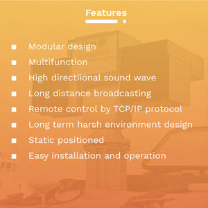 <span class=keywords><strong>Dispositivo</strong></span> <span class=keywords><strong>di</strong></span> dispersione rotante 360 integrato con <span class=keywords><strong>dispositivo</strong></span> acustico a lungo raggio Capabilitie Laser - Product Image 6