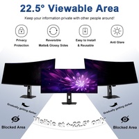 Filtre d'écran de confidentialité amovible anti-lumière bleue, anti-reflets, anti-rayures pour moniteur ultra-large ASUS 34 pouces 21:9