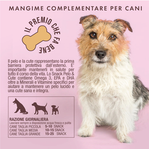 Fabriqué en Italie, collation sans colorant pour chien, collation alimentaire de haute qualité pour aider à garder la fourrure brillante et saine - Product Image 3