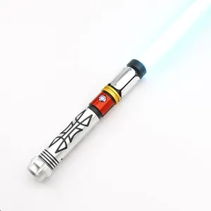 TXQsaber ET5 סיטונאי חרב אור דו-קרב קוספליי צבעוני Led מהבהב לייזר לילדים חרב זוהרת צעצועי חרב לייזר פונוני - Product Image 1