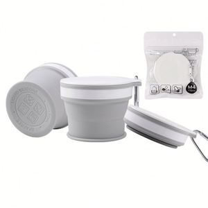 Offre Spéciale – Tasse Pliable en Silicone Anti-fuite 170 ml Personnalisable – Tasse à Café Rétractable en Silicone – Tasse Pliante de Qualité Supérieure - Product Image 1