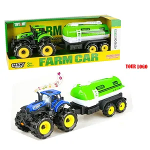 Boomerang atalet araba oyuncak traktör çiftlik kamyonu oyuncak araç plastik Model araç seti ile çiftlik araçları komik oyuncak oyun seti