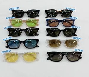 Moda mujeres hombres nueva llegada gafas de sol cuadradas conducción al aire libre viaje marco polarizado Unisex acetato diseñador gafas de sol - Product Image 6