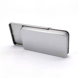 <span class=keywords><strong>Custom</strong></span> Emboss Slide <span class=keywords><strong>Tin</strong></span> Alta Qualidade Tinplate <span class=keywords><strong>Box</strong></span> Atacado Quadrado Deslizante <span class=keywords><strong>Tin</strong></span> Can Mini Small Metal <span class=keywords><strong>Tin</strong></span> <span class=keywords><strong>Box</strong></span> - Product Image 4