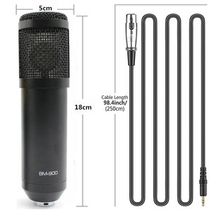 Micrófono con cable condensador USB para estudio profesional actualizado BM 900 para ordenador portátil volumen ajustable Reverb Mikrofon - Product Image 3