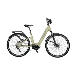 Vélo pour femmes avec moteur sans balais, batterie au lithium, roue de 28 pouces, guidon confortable, pneus anti-crevaison, 351-500W - Product Image 2