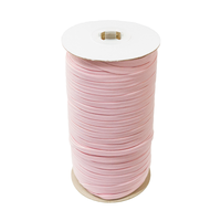 Vente en gros 144yd 5mm de large cordon élastique plat Polyester caoutchouc extensible couture sangle plusieurs options de couleur techniques tissées