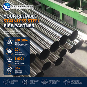 การยืดท่อเหล็กสแตนเลส DIN 17456 ขนาด 33.4 มม. 3.0 มม. แบบตรง รุ่น 410 430 อันเนล สำหรับงานก่อสร้าง - Product Image 1
