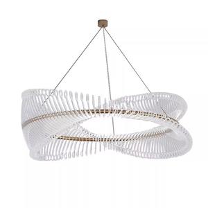 โคมไฟเพดานทรงก้างปลา สไตล์โมเดิร์น มินิมอล หรูหรา สำหรับห้องนอนใหญ่ ห้องนั่งเล่นในบ้านพักตากอากาศ - Product Image 1