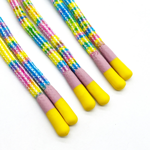 Cordón de alta calidad personalizado, cordón de silicona redondo de color, extremo de inmersión, cordón de silicona redondo sumergido para ropa deportiva - Product Image 6