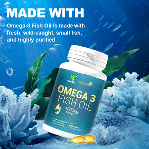 Integratore alimentare sano a base di erbe omega-3 <span class=keywords><strong>DHA</strong></span> olio di pesce softgel <span class=keywords><strong>1000</strong></span> <span class=keywords><strong>mg</strong></span> capsule morbide - Product Image 3
