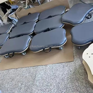 Tabla de Pilates Profesional de Alta Resistencia, Equipo de Gimnasio, Madera Sólida, Microfibra, Cuero y Esponja - Product Image 3