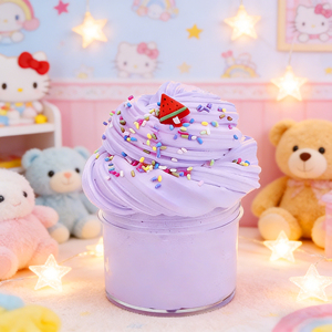 Ensemble de slime en boue de cristal nuageux à texture mixte, super doux, extensible et non collant, jouet de pâte à modeler pour cadeaux de fête - Product Image 1
