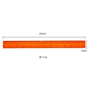ไม้บรรทัดพลาสติกใสหลากสี ขนาด 15 ซม. สำหรับนักเรียนและเด็ก - Product Image 5