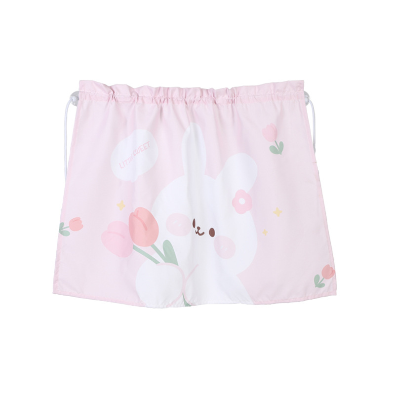 Rideaux en tissu tulipe et lapin