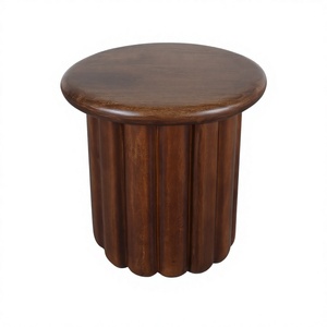Modern Eco-Friendly Side Table with Mango Wood for <b>Bedroom</b> Living Room & Dining - Product Image 2