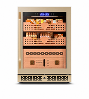 Humidor à cigares encastrable de 140 L avec contrôle de la température et de l'humidité par Wi-Fi
