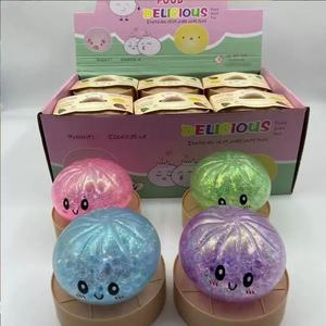 New Release 12pcs/box <b>Bead</b> Dumpling Steam Bun Squishy Glowing LED Dumplings Toy Glow Dumplings Squishy Bun Stress Relief Toys - Product Image 6