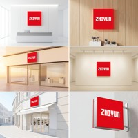 Enseigne lumineuse en lettres 3D RGB LED en acier inoxydable, étanche, pour intérieur et extérieur, Zhilin, pour magasin