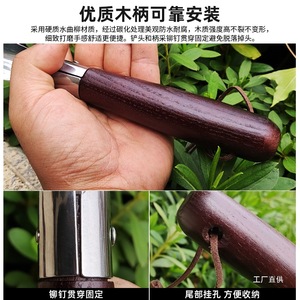Stainless Steel Small Hand Shovel Ch06 Garden Digging Tool With Wooden Handle For <b>Weeding</b> And Soil Loosening - Product Image 5