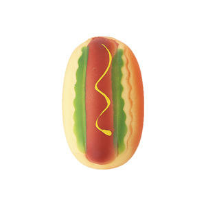 Juguete de malta simulada con forma de hot dog, juguete antiestrés suave y realista de comida rápida, novedad para aliviar el estrés y la descompresión - Product Image 5