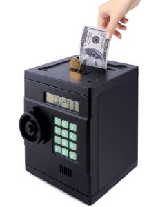 Hucha Digital Electrónica Personalizada para Niños, Máquina <span class=keywords><strong>de</strong></span> Juguete Tipo Cajero Automático para Contar Monedas y Ahorrar Dinero - Product Image 5