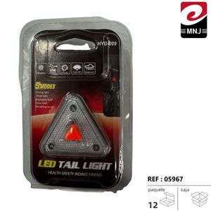 LED Tail Light 5 Modes USB Rechargeable Waterproof Bicycle Safety Light - Product Image 3