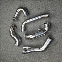 Kit de tuberías de entrada de succión para Nissan Skyline R32 R33 R34 RB26DETT, escape de titanio
