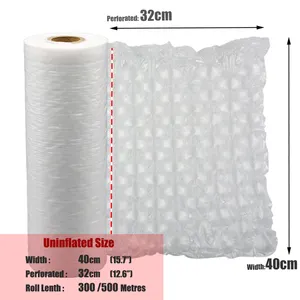 Emballage matériel en nylon gonflable d'enveloppe de film de bulle de coussin petit