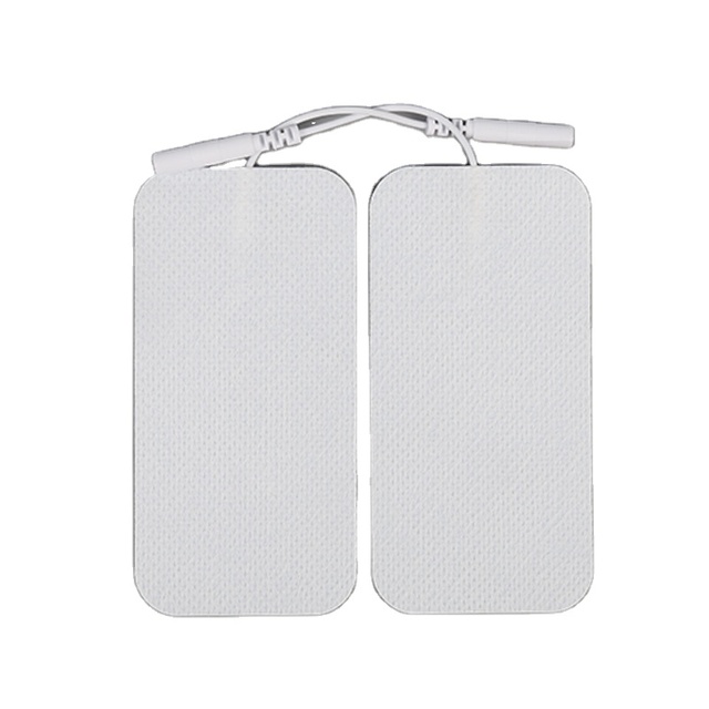 ODM/Oem Custom 50*90mm Replacement Electrodes Reusable Self Adhesive Conductive Gel Tens Electrodes Pads Tens Unit Electrodo Ten