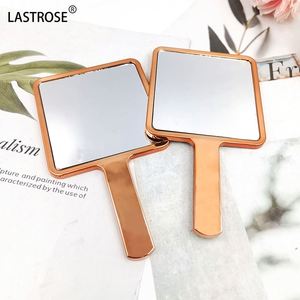 <b>Square</b> Handheld Makeup <b>Mirror</b> Rose Gold <b>Mirrors</b> Silver <b>Mirrors</b> Makeup Vanity <b>Mirror</b> with Handle Hand <b>Mirror</b> for Girls - Product Image 6