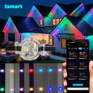 12V 24V IP68 Waterproof Led Pixel Point Light 30MM UCS2904 Rgbic Christmas Decorations Eaves Permanent Lighting For Building - Product Image 1