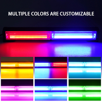 Barras de Luces LED Estroboscópicas para Automóviles, Luces de Advertencia de Emergencia para Tráfico, Luces de Trabajo COB para Vehículos Pesados