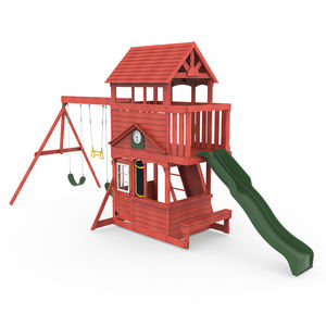 Ensemble de balançoire en bois pour enfants, bébés et tout-petits, pour l'extérieur, la cour et le jardin - Product Image 1