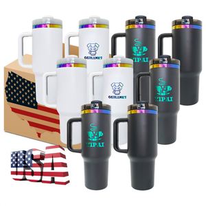 Vaso de Viaje Personalizado con Logotipo, 40 oz, Recubrimiento en Polvo, Plateado Arcoíris, Holográfico, para Grabado Láser Personalizado - Product Image 1