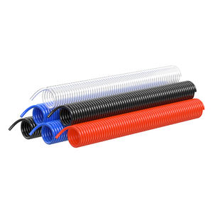 Tuyau d'air en PU pneumatique à joint noir, tuyau d'air pour pompe à air, compresseur d'air, tuyau de vapeur en <span class=keywords><strong>spirale</strong></span>, rétracteur - Product Image 2