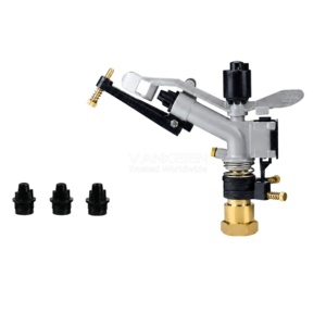 <span class=keywords><strong>Pistolet</strong></span> <span class=keywords><strong>d</strong></span>'<span class=keywords><strong>arrosage</strong></span> à impact à bras oscillant en métal, irrigation uniforme, base en laiton anti-corrosion pour l'<span class=keywords><strong>arrosage</strong></span> des grandes surfaces agricoles - Product Image 2