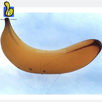 Ballon gonflable de banane jaune géante de promotion de publicité extérieure Offre Spéciale